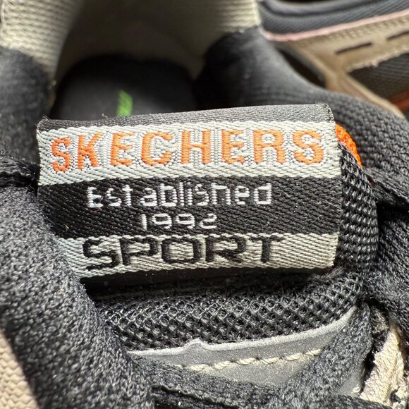 Skechers Sport Mens Memory Foam Sneakers Size 12 Leather/Textile Gray/Black main image 9